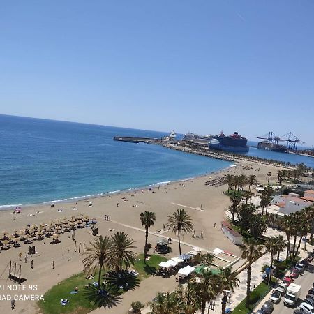 Espectaculares Vistas Al Mar Playa Malagueta Lägenhet Málaga Exteriör bild